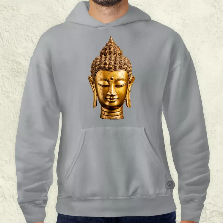 Buddha szobor v2 férfi pulóver