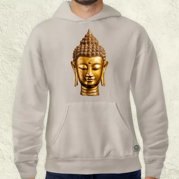 Buddha szobor v2 férfi pulóver