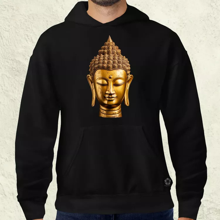 Buddha szobor v2 férfi pulóver