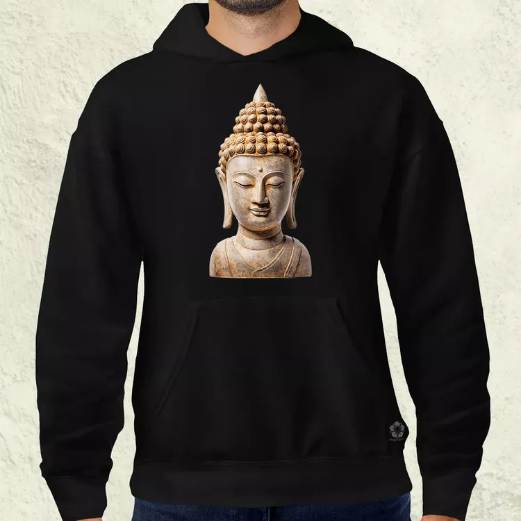 Buddha szobor v4 férfi pulóver