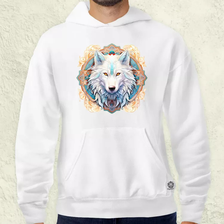 Farkas mandala fantázia v2 férfi pulóver