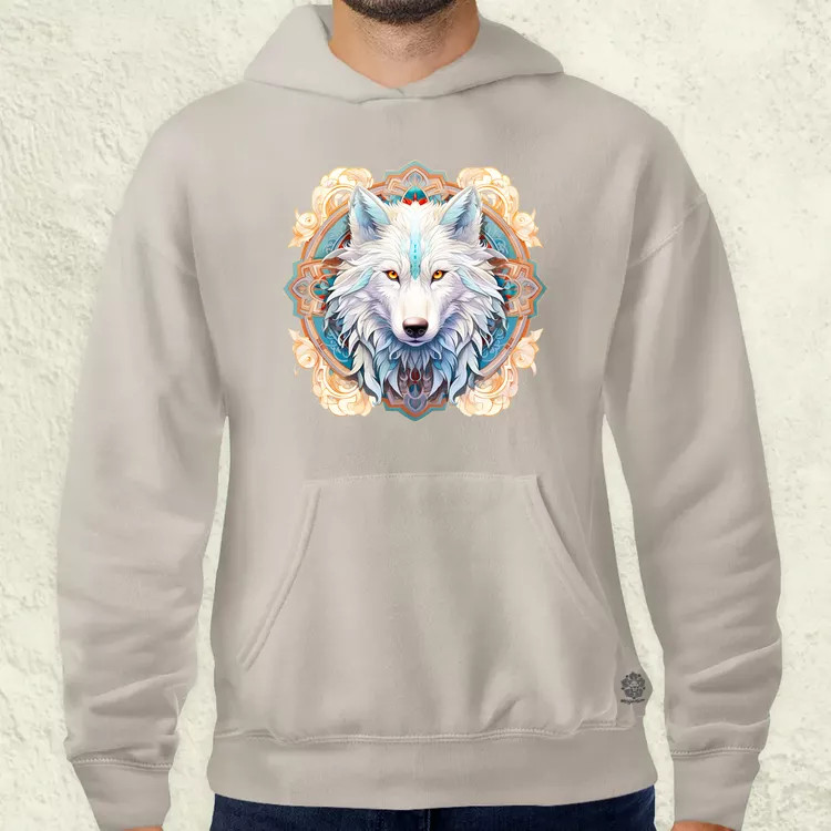 Farkas mandala fantázia v2 férfi pulóver