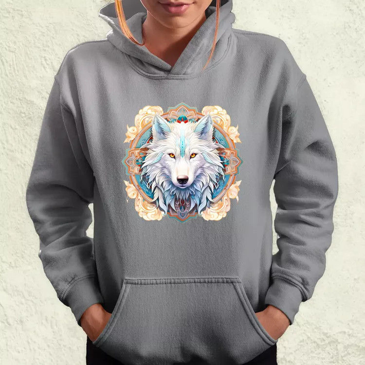 Farkas mandala fantázia v2 női pulóver