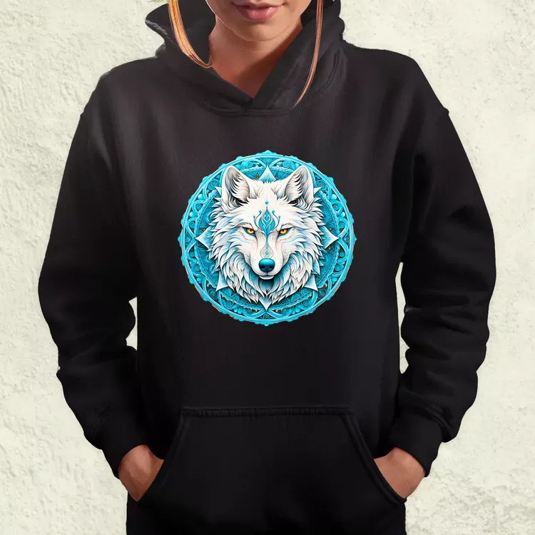 Farkas mandala fantázia v4 női pulóver