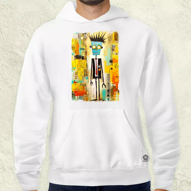 NYC napfelkelte Basquiat graffiti v1 férfi pulóver