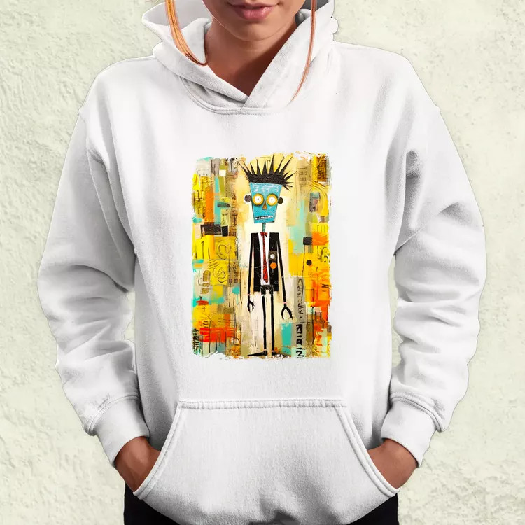 NYC napfelkelte Basquiat graffiti v1 női pulóver