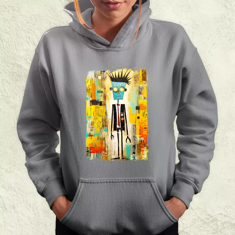 NYC napfelkelte Basquiat graffiti v1 női pulóver