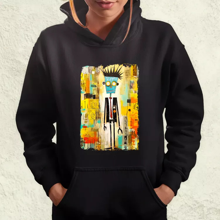 NYC napfelkelte Basquiat graffiti v1 női pulóver
