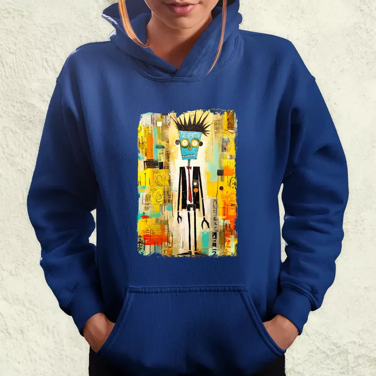 NYC napfelkelte Basquiat graffiti v1 női pulóver