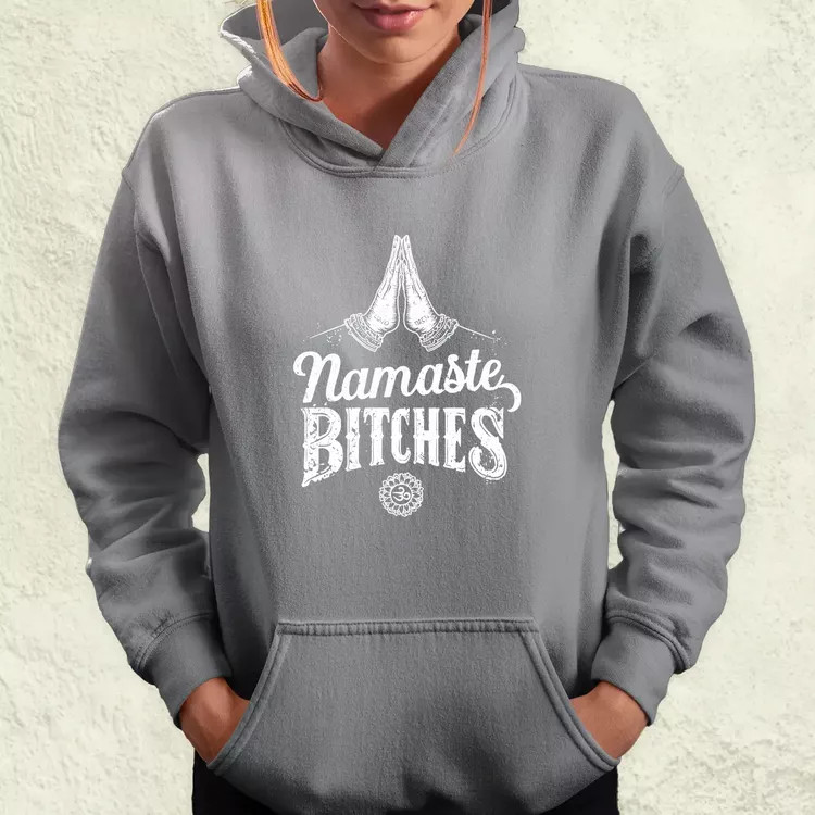 Namaste bitches női pulóver