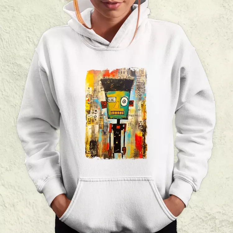 NYC napfelkelte Basquiat graffiti v3 női pulóver