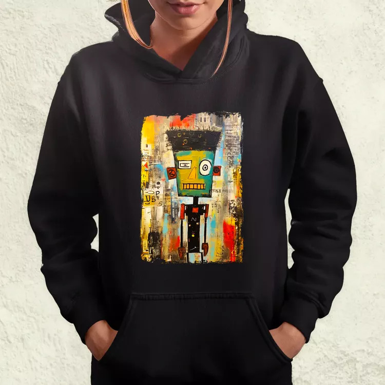 NYC napfelkelte Basquiat graffiti v3 női pulóver