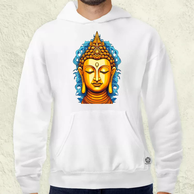 Pop art Buddha szobor v1 férfi pulóver