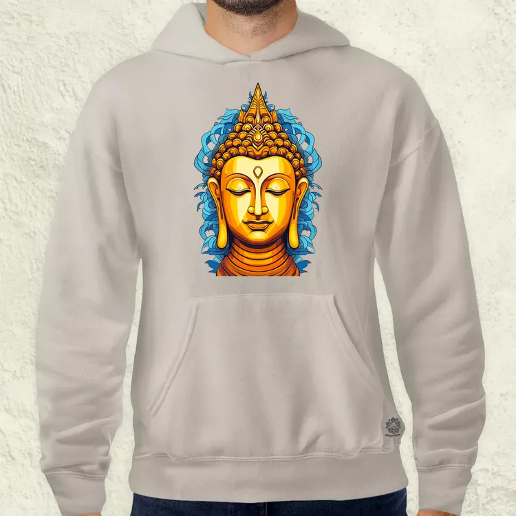Pop art Buddha szobor v1 férfi pulóver