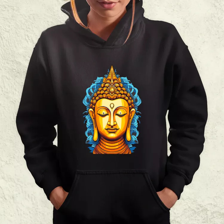 Pop art Buddha szobor v1 női pulóver