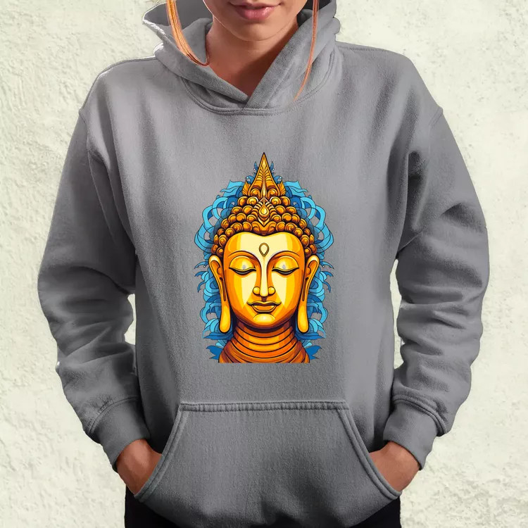 Pop art Buddha szobor v1 női pulóver