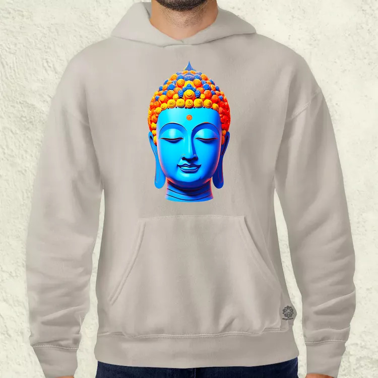 Pop art Buddha szobor v2 férfi pulóver
