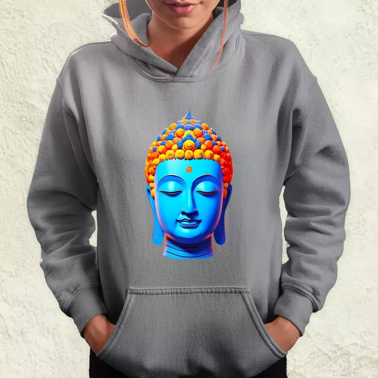 Pop art Buddha szobor v2 női pulóver