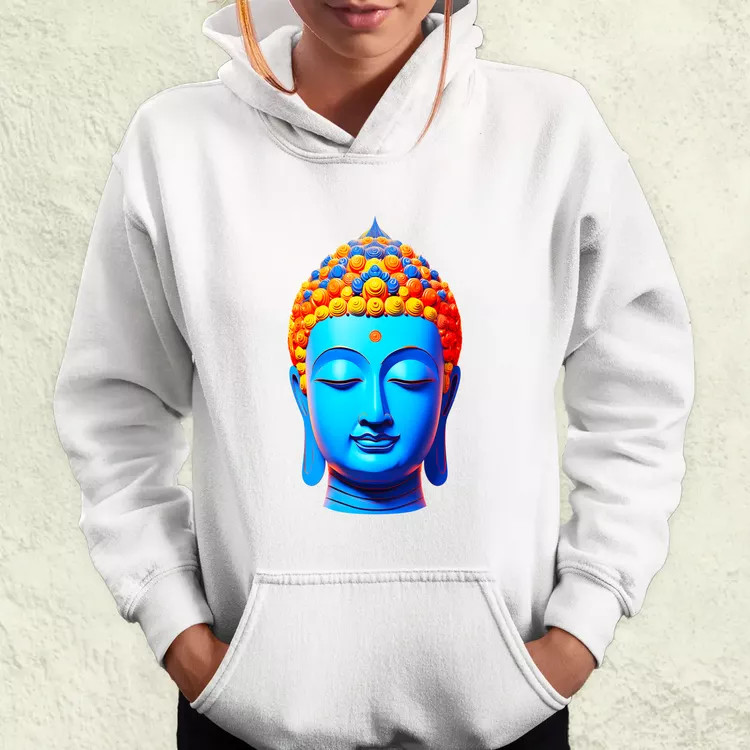 Pop art Buddha szobor v2 női pulóver