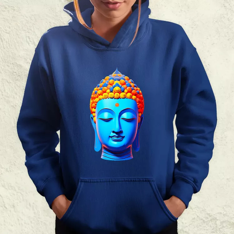 Pop art Buddha szobor v2 női pulóver