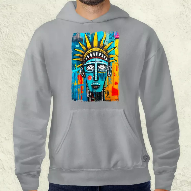 NYC napfelkelte Basquiat graffiti v5 férfi pulóver