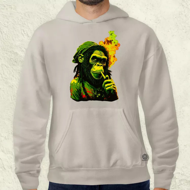Reggae majom v2 férfi pulóver