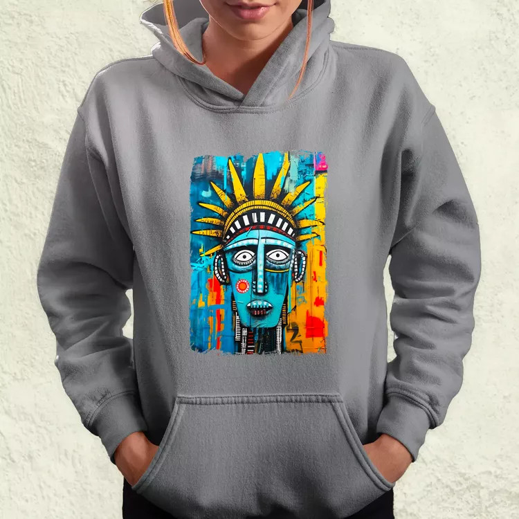 NYC napfelkelte Basquiat graffiti v5 női pulóver