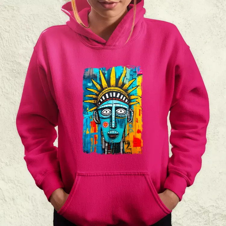 NYC napfelkelte Basquiat graffiti v5 női pulóver