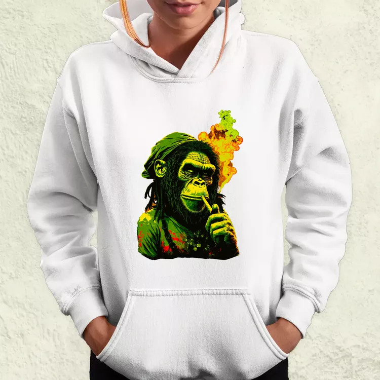 Reggae majom v2 női pulóver