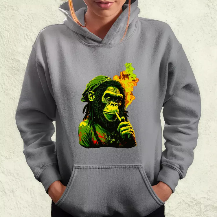 Reggae majom v2 női pulóver