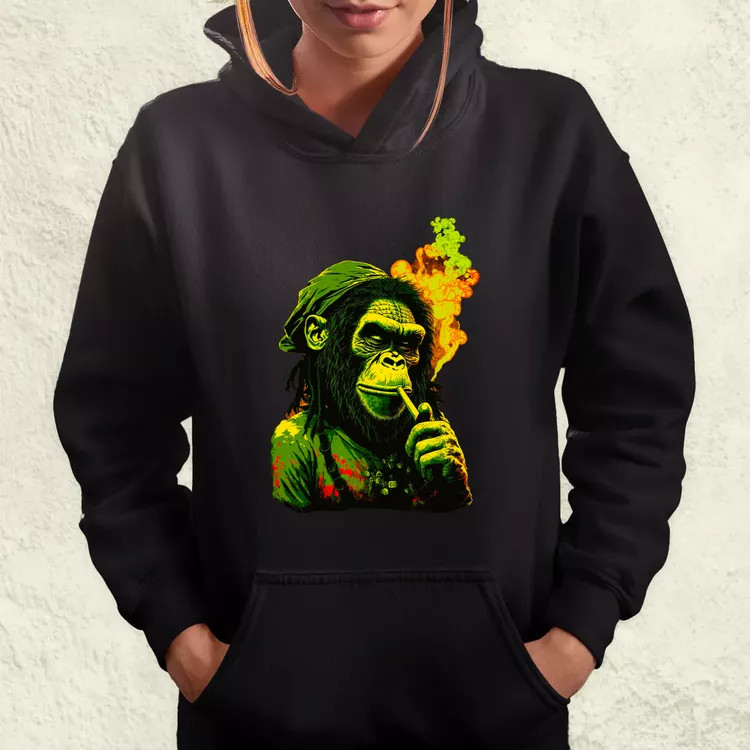 Reggae majom v2 női pulóver