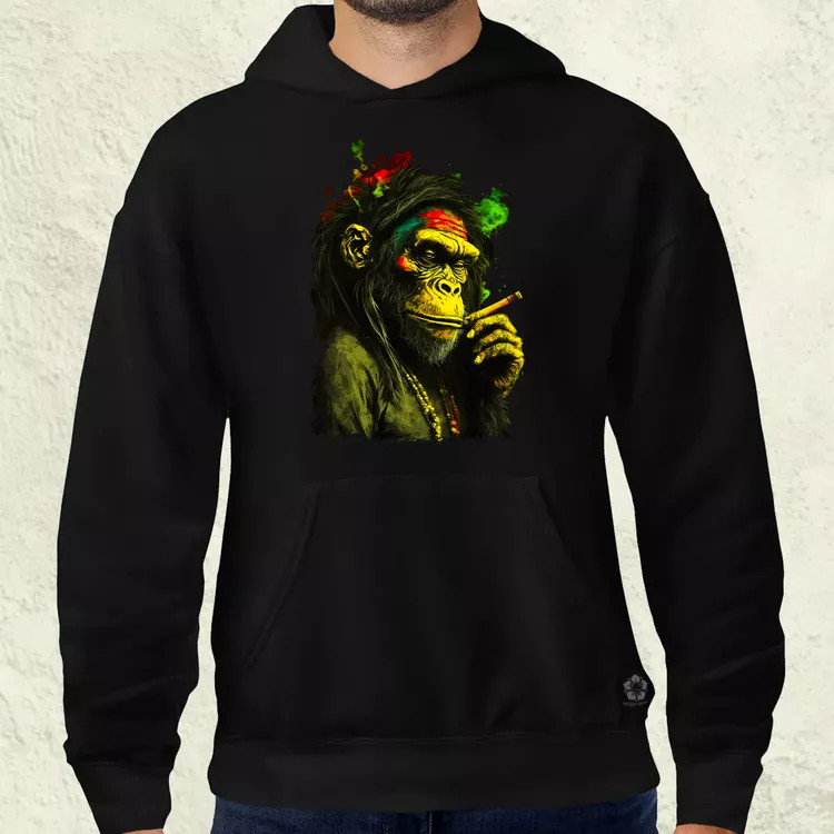 Reggae majom v3 férfi pulóver