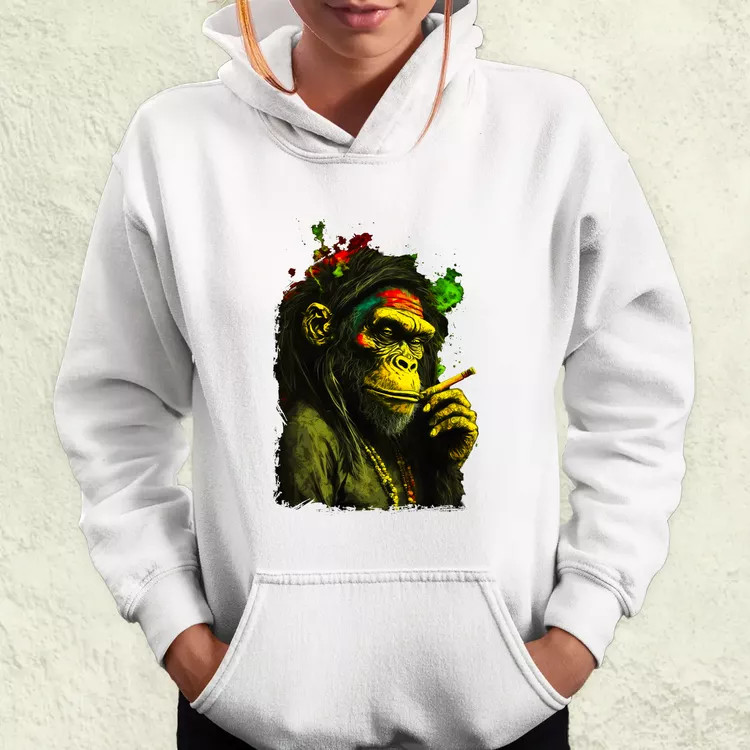 Reggae majom v3 női pulóver