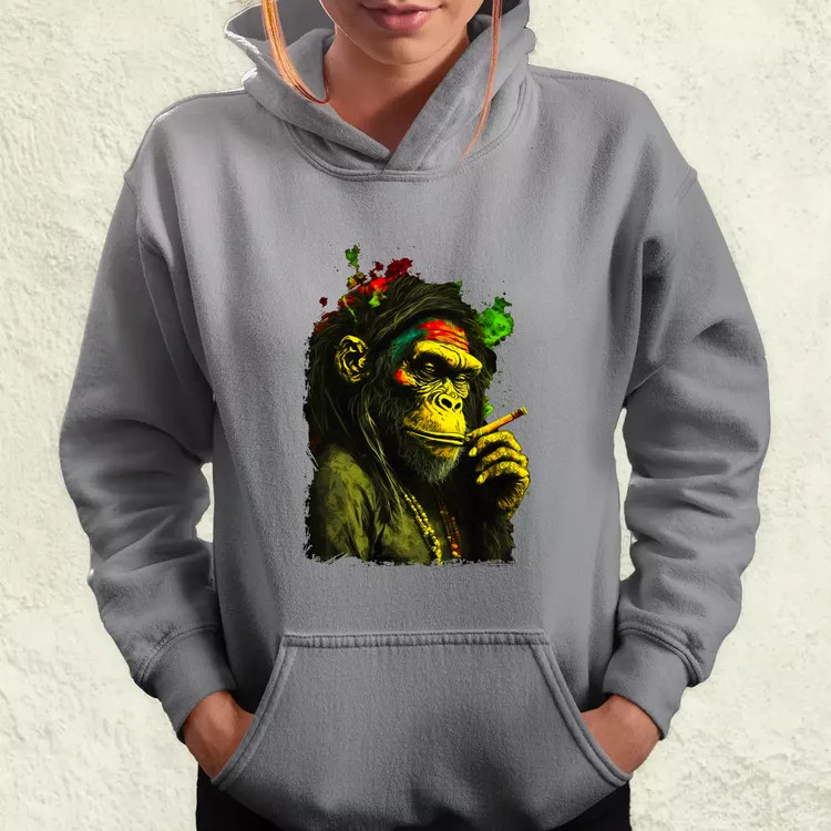 Reggae majom v3 női pulóver