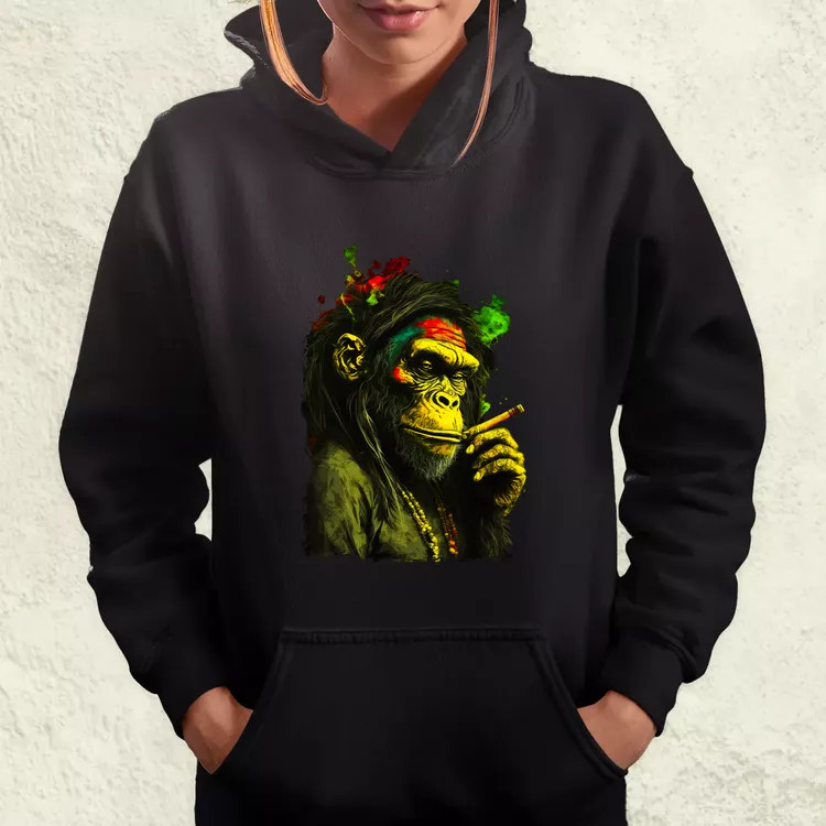 Reggae majom v3 női pulóver