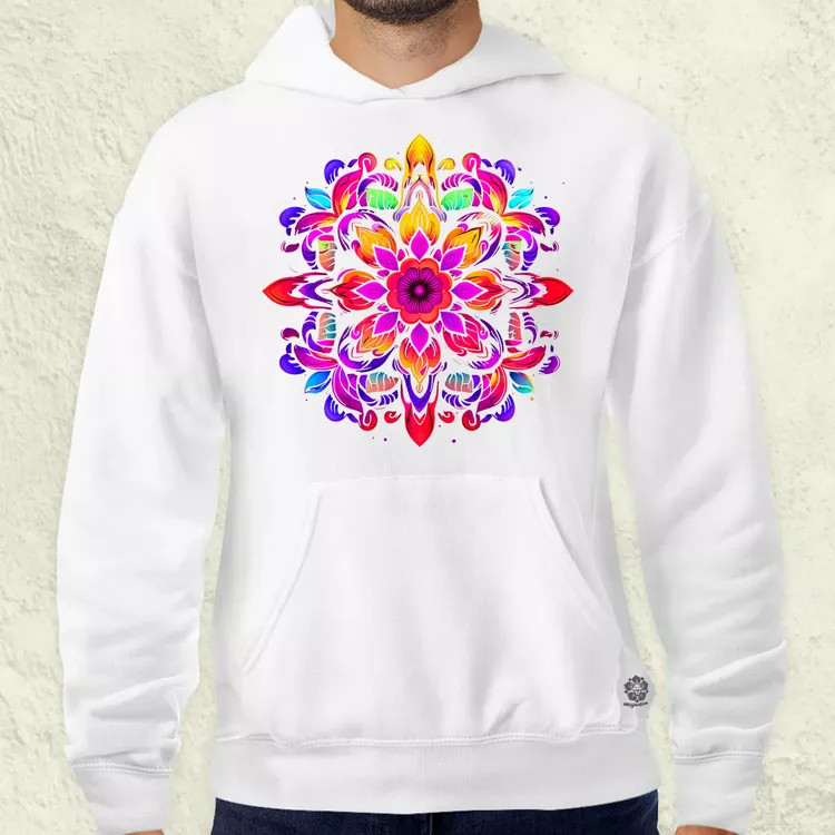 Részletes Mandala v2 férfi pulóver