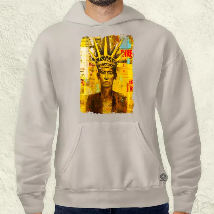 NYC napfelkelte Basquiat graffiti v6 férfi pulóver