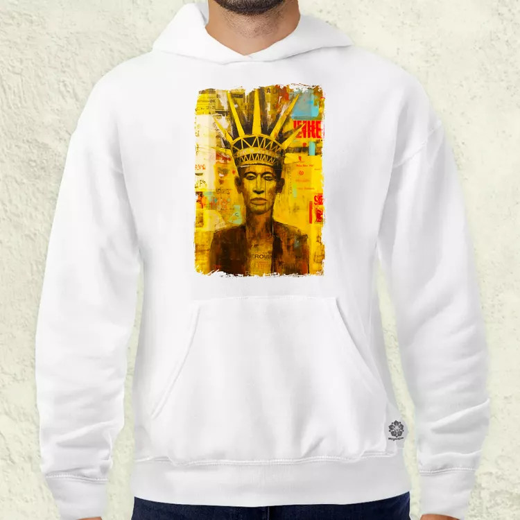 NYC napfelkelte Basquiat graffiti v6 férfi pulóver