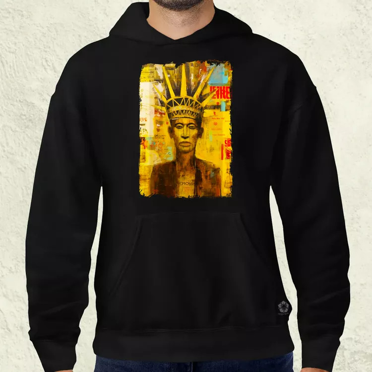 NYC napfelkelte Basquiat graffiti v6 férfi pulóver
