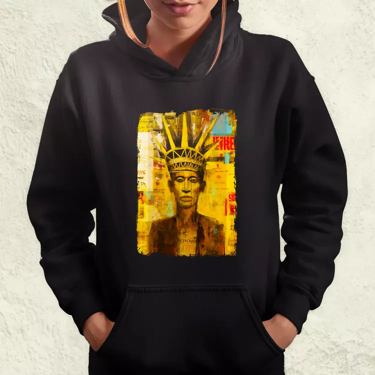 NYC napfelkelte Basquiat graffiti v6 női pulóver