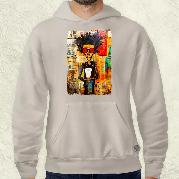 NYC napfelkelte Basquiat graffiti v7 férfi pulóver