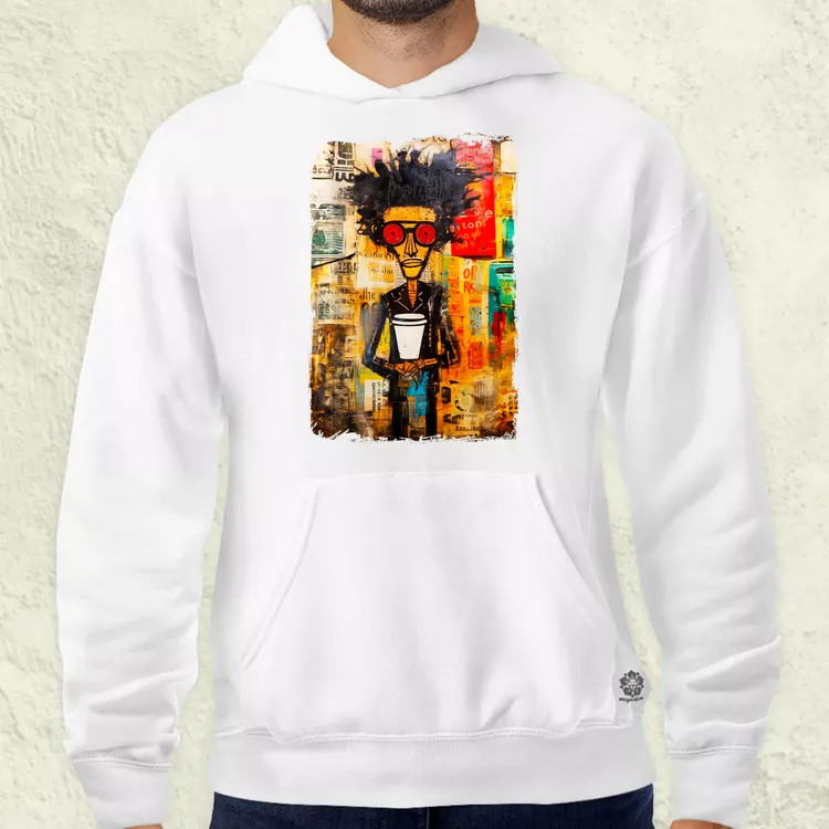 NYC napfelkelte Basquiat graffiti v7 férfi pulóver