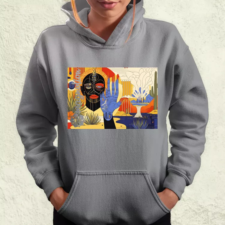 Spirituális béke v17 női pulóver