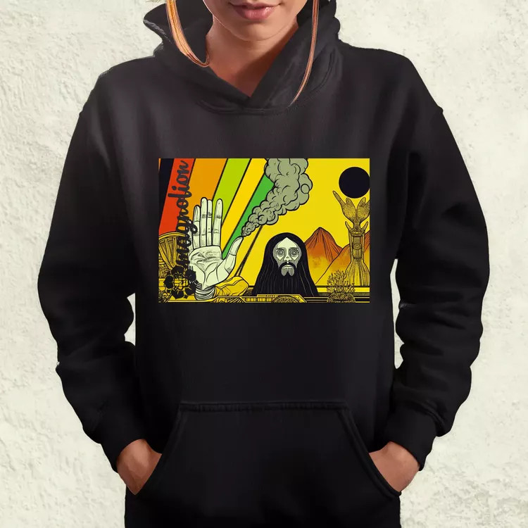 Spirituális béke v19 női pulóver