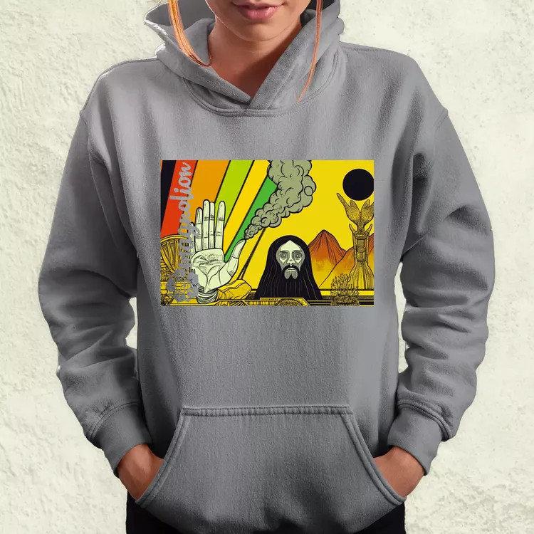 Spirituális béke v19 női pulóver