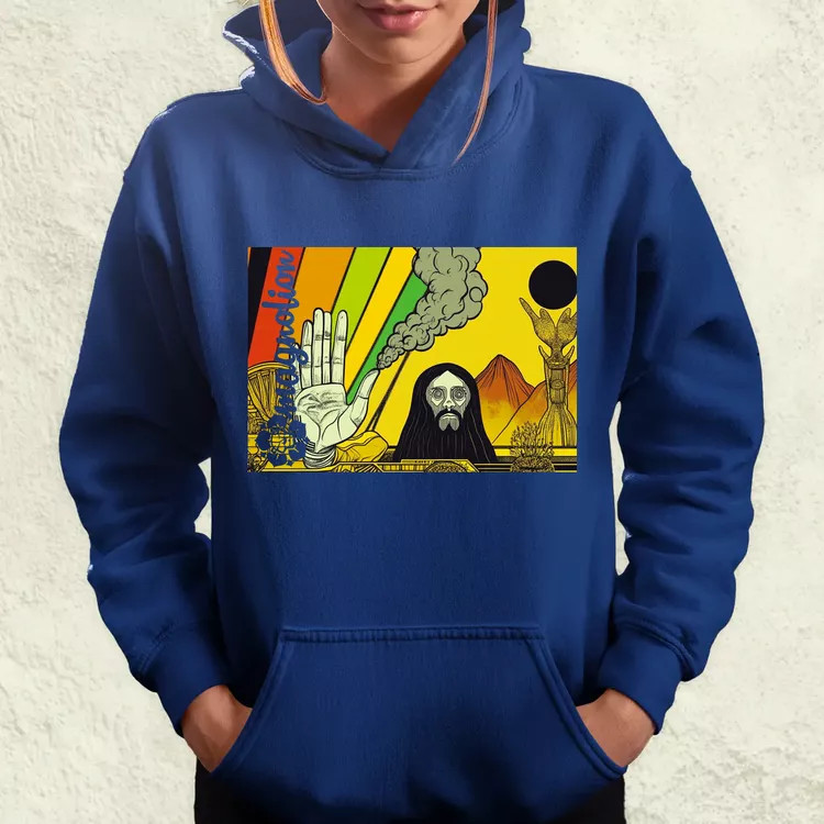Spirituális béke v19 női pulóver