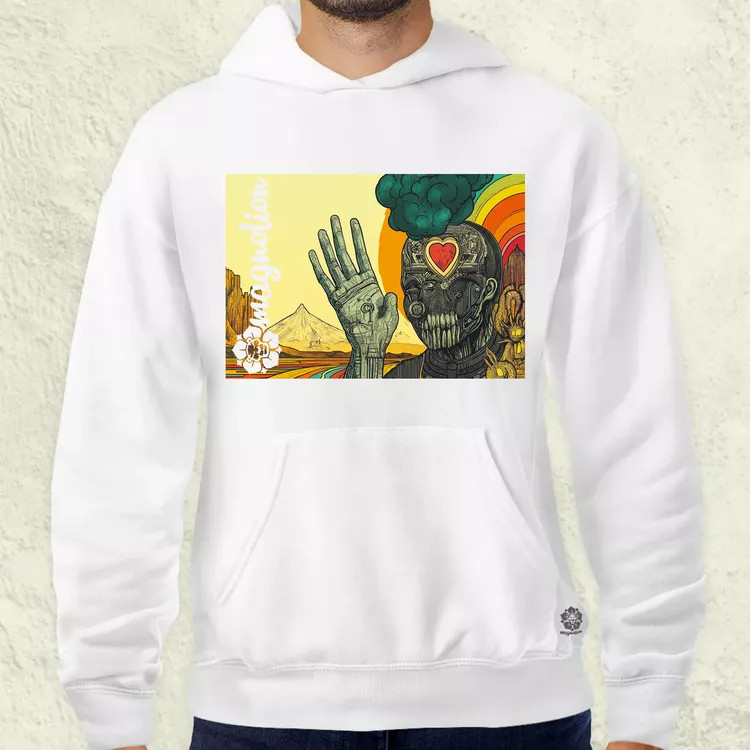 Spirituális béke v2 férfi pulóver