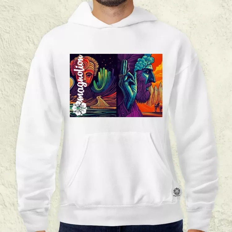 Spirituális béke v20 férfi pulóver