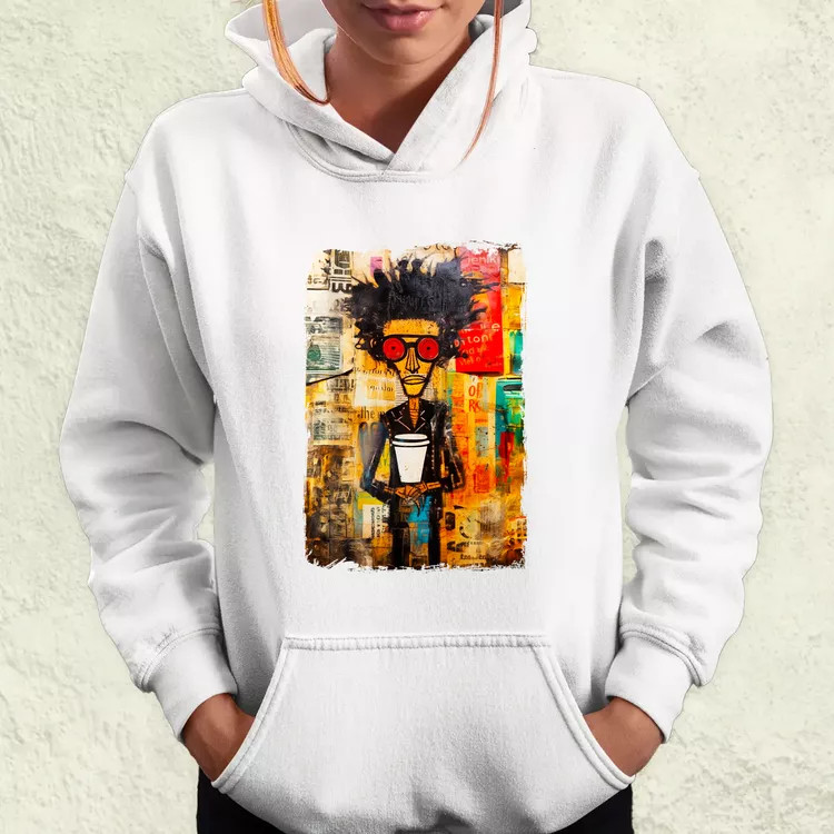 NYC napfelkelte Basquiat graffiti v7 női pulóver