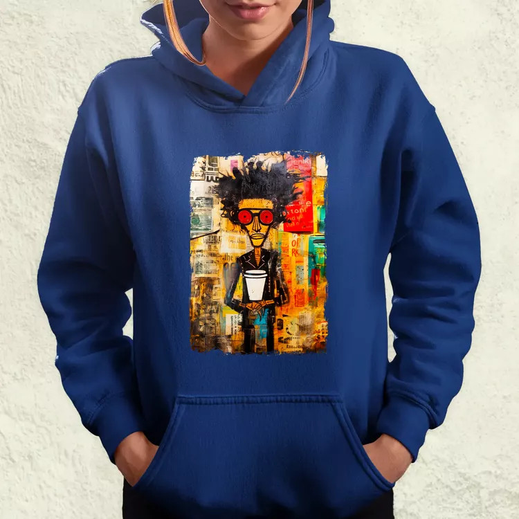NYC napfelkelte Basquiat graffiti v7 női pulóver